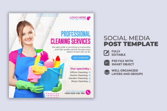 Cleaning Service Instagram Banner Template: Elevate Your Brand