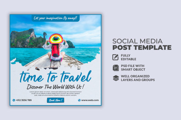 Design Your Journey: Travel Social Media Banner Templates