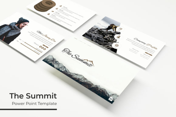Explore The Summit Power Point Template for Dynamic Presentations