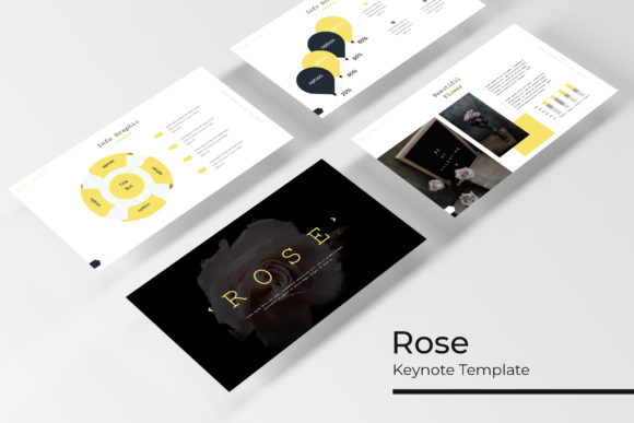 Rose Keynote Template: 150+ Slides for Stunning Presentations