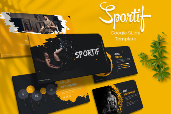 Sportif Google Slide Template & Soundfront Presentation