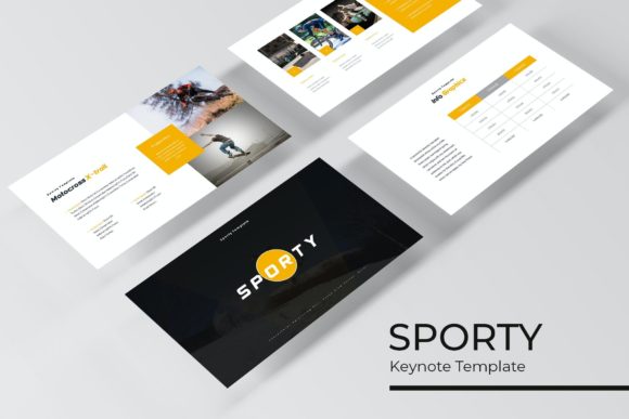 Sporty Keynote Template: Dynamic Slides for Impactful Presentations